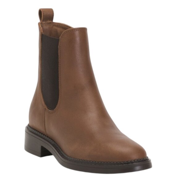 MIRROR Leather Chelsea Booties - Picture 1 of 3